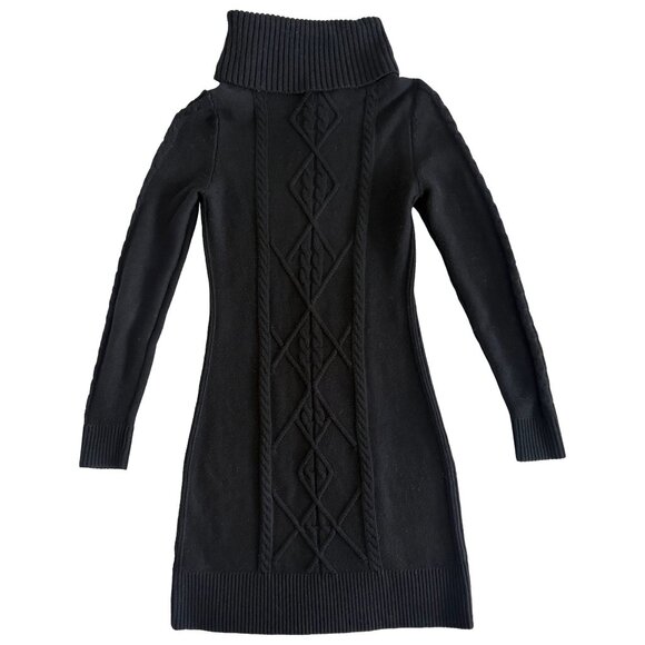 WHBM Buckle Turtleneck Sweater Dress XXS - Picture 2 of 6